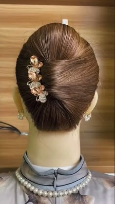 Hair Styling Ideas For Short Hair, Classy Updo Hairstyles, Hairstyles Juda, Easy Hairdos, Hair Growing Tips, Easy Bun Hairstyles, Hair Upstyles, French Braid Hairstyles