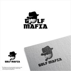 the logo for golf maffaa, which is designed to look like an animal