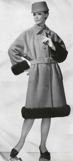 Vintage Outerwear, Retro Lifestyle, Fashion Decades, 1950 Fashion, 1960's Fashion, Fashion 1960s, Cold Style