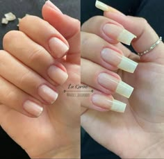 Ombre Nails Natural, Nails Ideas Natural, Natural Acrylic Nails Short, Natural Nail Acrylic, Natural Ombre Nails, Nail Ideas Natural, Natural Nails Ideas, Nails Natural Acrylic, Nails Short Natural