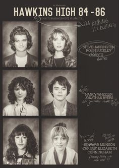 the poster for hawkens high school's haircut contest is shown in black and white