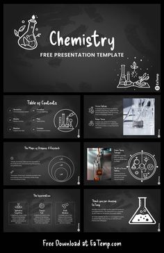 a black and white presentation board with the words, free powerpoint slideshow templates