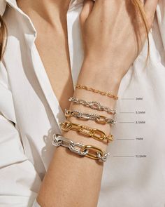 David Yurman Bracelet Stack Apple Watch, David Yurman Clasp Bracelet, Gold Link Bracelet Stack, Mason Madison Bracelet, David Yurman Stacked Bracelets Gold, Monica Vinader Bracelet Stack, Thomas Charley Jewelry, Working 9 To 5, Silver Bracelet Stack