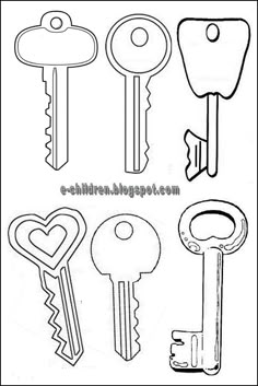 four different keys to each other