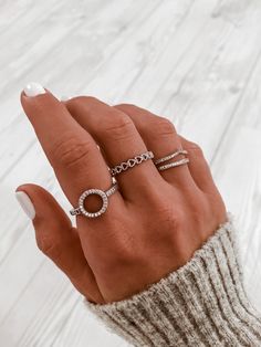 Pandora Ring, Color Celeste, Pandora Rings, Jewelry Accessories Ideas, Dream Jewelry, Stylish Jewelry, Cute Jewelry, Ring Earrings