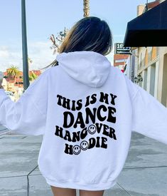 Hip Hop Style Sweatshirt With Letter Print, Hip Hop Sweatshirt With Letter Print, Cotton Hip Hop Sweatshirt For Dance Class, Hip Hop Long Sleeve Sweatshirt For Dance, Casual Letter Print Sweatshirt For Dance, Hangover Hoodie, Dance Hoodies, Dance Jackets, Dance Sweatshirt