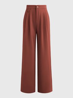 This is AHA moment!    Elevate your style with our Flowy High-Waisted Palazzo Wide-Leg Pants. Designed for comfort and figure-flattering, these pants feature an elastic high waist and wide-leg design. The exquisite buttons and slimming effect make them perfect for any body type.   Product Details    Classic straight-leg pants, a versatile look.   A high waist improves the waistline and makes the legs longer. Wide-leg fit to refine the curve of the legs.  Anti-wrinkle and wear-resistance fabric. Aha Moment, Satin Bustier, Perfect Pant, Leg Design, Basic Tops, Fabric Shop, Palazzo Pants, Sweater And Shorts, Hoodie Top