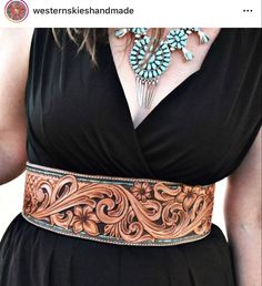 Western Leather Belt For Western-themed Events, Leather Belt Designs, Tooled Leather Womens Belt, Leather Belt With Embroidery For Western-themed Events, Tooled Leather Wedding, Tooled Leather Tattoo, Western Belts For Women, Women’s Western Belt, Carved Leather Belt