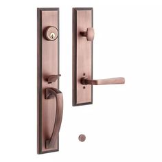 an image of a door handle and knob