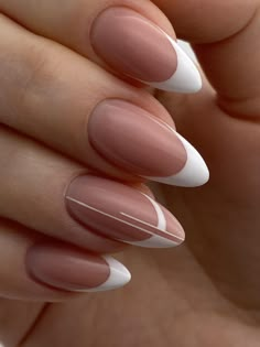 Subtle Nails, Work Nails, Makijaż Smokey Eye, White Nail, Neutral Nails, Elegant Nails, Fancy Nails