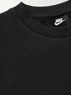 Nike's 'Sportswear' collection is designed for days outside the gym. Embroidered with the iconic 'Swoosh' at the chest, this relaxed sweatshirt is cut from brushed Tech Fleece that's soft and warm. Black Crew Sweatshirt With Logo, Sporty Fleece T-shirt For Streetwear, Black Sweatshirt With Logo Detail Relaxed Fit, Nike Sporty Streetwear Sweatshirt, Black Sporty Sweatshirt With Logo, Sporty Black Sweatshirt With Logo Detail, Black Sporty Sweatshirt With Logo Detail, Athleisure Crew Neck Sweatshirt For Streetwear, Crew Neck Athleisure Sweatshirt For Streetwear