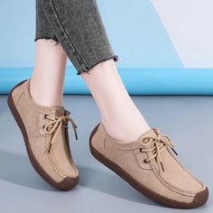 2024 New Suede Leather Women Casual Shoes Flats Sneakers Women Moccasins Designer Loafers Ladies Women Moccasins, Flat Sneakers Women, Designer Loafers, Women Casual Shoes, Sneakers Women, Ladies Shoes, Shoes Woman, Flat Sneakers, Casual Shoes Women