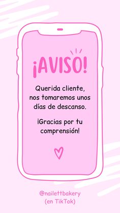 a pink phone with the words i love you written in spanish and english on it