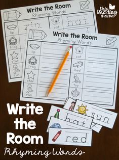 writing the room worksheets and activities for kids to practice their handwriting skills with