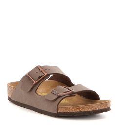 From Birkenstock, these sandals feature:acrylic and polyamide Birko-Flor  upperTwo buckle closure ensures a secure and fully adjustable fitSuede-lined cork foot bed offers excellent arch supportfootbed molds and shapes to your footFlexible, lightweight,  durable and shock absorbing EVA outsole Imported. Birkin Stocks Sandals, Berkin Stocks, Birken Stocks, Vsco Shoes, Gold Birkenstocks, Toms Wedges, Sandals Brown, Birkenstock Florida, Birkenstock Sandals