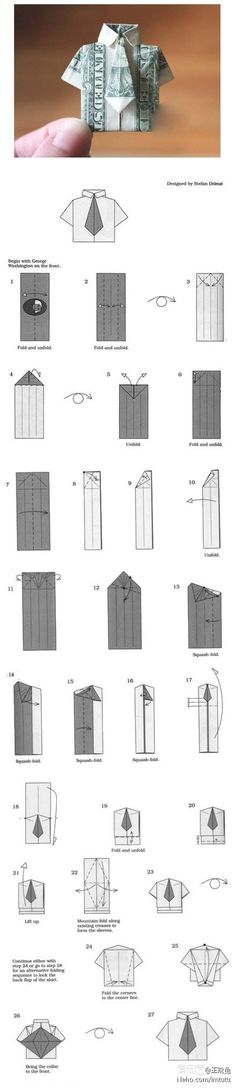 the instructions for how to make an origami house