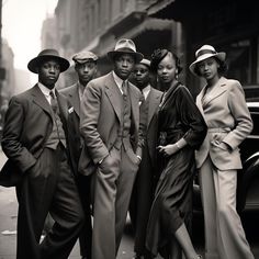 Men Nyc Fashion, Jazz Age Fashion Men, 60s Black Fashion Men, 1940s Film Noir Fashion, 70s Black Fashion, Black 1920s African Americans, Chicago Gangsters 1930s, Black Hollywood Glamour, 1920s Mens Fashion