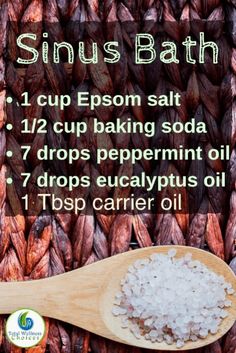 4 Best Essential Oils for Sinus Headache Relief to Reduce Your Pain! Essential Oils Sinus, Sinus Headache Relief, Bath Soak Recipe, Oils For Sinus, Natural Asthma Remedies, Detox Kur, Sinus Headache, Sick Remedies, Essential Oil Diffuser Blends Recipes