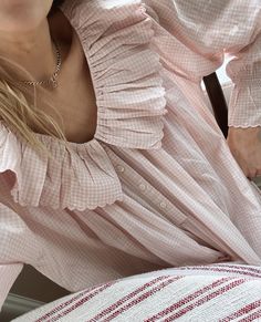 🍥 Pink Perfection 🍥⁠ ⁠ What's better than being in an If Only If nightdress? Well having a matching one for your mini-me of course. ⁠ We cannot get enough of these images from @joannalari and her daughter Sylvie in our Natasha & Margot Pink Gingham Nightdresses - the perfect addition to a Mother's Day breakfast we say!⁠ ⁠ #ifonlyifnightwear #ifonlyif #luxurysleepwear #sustainablematerials Sewing Styles, Hippie Cowgirl, Luxury Sleepwear, Mothers Day Breakfast, Pajama Fashion, Night Suit, Boring Clothes, Pink Gingham, Winter Trends