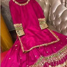 We Are Taking Orders Now📲 We can customize the dress design to any size and color or style we are working hand made zari zardozi Dapka work etc. Inbox for Details or order Whatsapp/Call =+923014283040 https://call.whatsapp.com/voice/C8tk0yMTHxtdx2BZv8r7jn Size=As per your requirement✓ Color=can be customize ✓ Delivery=All Over the 🌍✓ . . . #nikkah #bridal #bridalmakeup #nikkahbride #nikkahdress #baraat #barat #shoots #photography #signaturebrides #freshflowerjewellery #indianflowerjewelle Indian Dress Up, Nikah Outfit, Bride Suit, Haldi Outfits, Plus Size Brides, Off Shoulder Wedding Dress, Latest Dress Design, Blouse Casual Fashion, Pakistani Fashion Party Wear