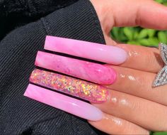 Professional Acrylic Nail Kit, Cute Nail Ideas, Tapered Square Nails, Long Acrylic Nail Designs, Acrylic Nail Kit, Winter Nails Acrylic, Cute Nail