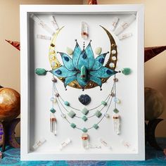 Crystal Mandala, Art Healing, Healing Room, Healing Art, Lotus Art, Gemstone Art, Healing Arts, Silver Wings, Crystal Wall