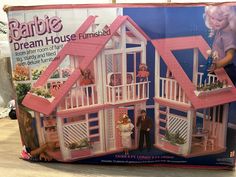 the barbie doll house is in its box