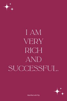 the cover of i am very rich and successful, with stars in the sky above it