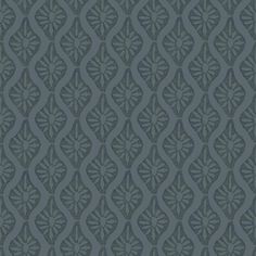 a gray and black wallpaper with an intricate design