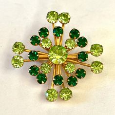 Rhinestone Maltese Cross Brooch, Green Rhinestones, Atomic Pin, 1960s Jewelry, Mid Century Jewelry, Gift for Her - Etsy Cross Brooch, Chunky Gold Necklaces, 1960s Jewelry, Bakelite Jewelry, Monet Jewelry, Maltese Cross, Mid Century Jewelry, Vintage Monet, Beautiful Stones