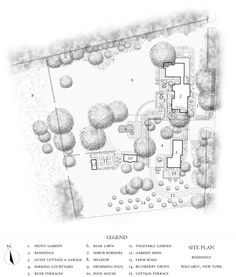 the site plan for an upcoming residence