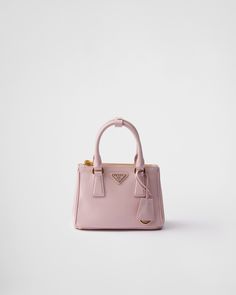 Alabaster Pink Prada Galleria Saffiano Leather Micro Bag | PRADA Prada Pink Bag, Prada Vintage Bag, Saffiano Leather Mini Bag, Prada Galleria Bag, Pink Prada, Prada Mini, Prada Vintage, Prada Pink, Prada Galleria