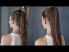 HOW TO: BARBIE VOLUMINOUS PONYTAIL. POPULAR TRICK - YouTube High Ponytail Trick, Barbie Hairstyles Real Life Ponytail, High Volume Ponytail Tutorial, Double Ponytail Trick, How To Make Ponytail Look Longer, How To High Ponytail, High Pony Hack, Thick Ponytail Trick, High Ponies Hairstyles