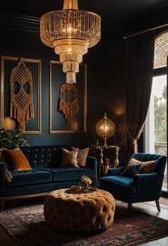 35 Gorgeous Dark Boho Living Room Inspirations 45