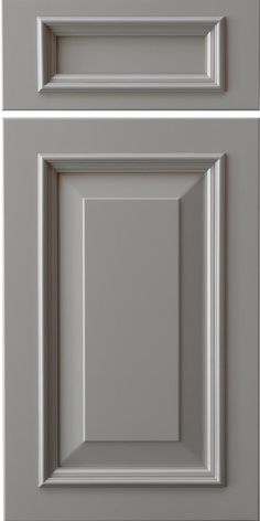 an image of kitchen cabinet doors in different sizes and colors, with the top panel painted white