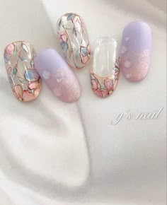 Nail Summer, Floral Nails, Nature Flowers, Manicure Pedicure, Manicure And Pedicure, Beautiful Nails, Fun Nails, Pretty Nails, Summer Nails