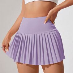 Brand New/Never Worn Size Medium Lilac Color Skort Sporty Fitted Purple Tennis Skirt, Purple Sporty Tennis Skirt For Summer, Sporty Purple Tennis Skirt For Summer, Sporty Purple Tennis Skirt, Muffin Halloween, Light Purple Skirt, Purple Tennis Skirt, Purple Skort, Blueberry Muffin