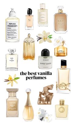 my dream perfume collection Best Perfume Vanilla, Expensive Vanilla Perfume, Perfumes To Smell Good, Clean Scent Perfume, Trending Perfume, Everyday Perfume For Women, Vinalla Perfume, Nice Perfumes For Women, Musky Vanilla Perfume