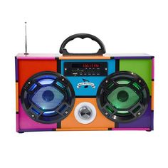 Trend Tech Brands Boombox Retro | NINI and LOLI Head Phone, Phone Jack, Boom Box, Tech Toys, Mp3 Players, Boy Accessories, Buy Buy Baby, Car Battery, Retro 90s