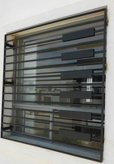 an image of a window with blinds on it