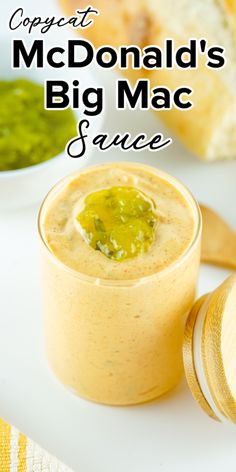 copycat mcdonald's big mac sauce in jar Burger Sauce Recipe Homemade, Big Mac Sauce, Homemade Big Mac Sauce, Big Mac Sauce Recipe, Mac Sauce Recipe, Burger Sauces Recipe, Homemade Big Mac, Easy Sauce Recipe, Dipping Sauces For Chicken