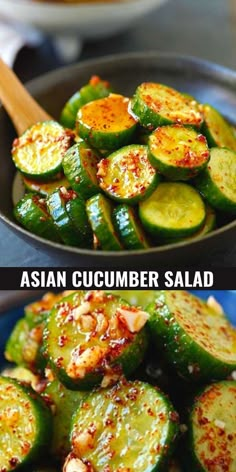 Takeout Recipes, Asian Side Dishes, Asian Dinner Recipes, Asian Spices, Asian Dinners, Resep Salad, Rasa Malaysia, Asian Cucumber Salad, Cucumber Recipes