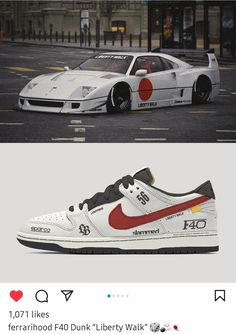 Sneaker Concept, Custom Sneakers Diy, Nike Sf, Best Jdm Cars, Boy Fits, Liberty Walk