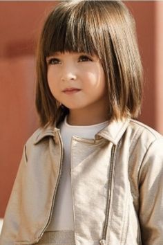 Girls Fringe Hair Kids, Toddler Fringe Haircut, Cute Haircuts For Girls 9-10, Medium Length Haircut Girls Kids, Baby Bob Haircut, Child Haircut Girl, Toddler Girl Bob Haircut