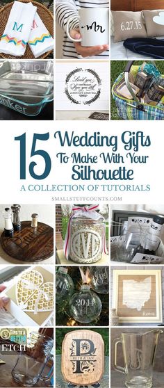 wedding gifts to make with your silhouettes collection of projects by martha j smith, m d