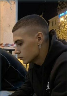 Men’s Buzzcut, Boys With Earrings, Skinhead Haircut, Buz Cut, Army Haircut, Boys Haircut, Bad Boy Style