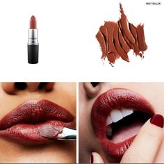 Mac Satin Lipstick -Shade: Paramount (Reddish-Brown) -The Iconic Product That Made Mac Famous -This Creamy Formula Features A Soft Cushiony Feel -Medium-To-Full Buildable Coverage And A Satin Finish Mac Satin Lipstick, Mac Lashes, Mac Retro Matte Lipstick, Plum Lipstick, Mac Retro Matte, Makeup Mac, Creamy Lipstick, Lipstick Shade, Mac Matte Lipstick