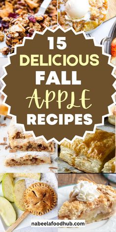 15 delicious fall appetizers with text overlay