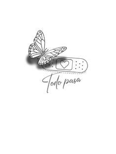 two butterflies flying next to each other on top of a white background with the words too pass