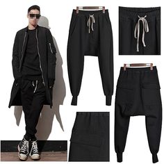 Rick Owen Outfit, Rick Owens Pants, Trendy Mens Fashion, Rick Owens Drkshdw, Men Fashion Casual Outfits, Men's Apparel, Dark Fashion